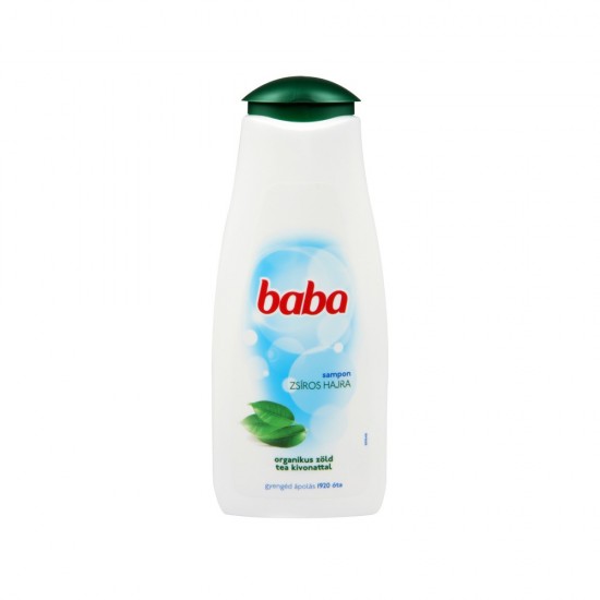 Baba šampón 400ml na mastné vlasy - green tea