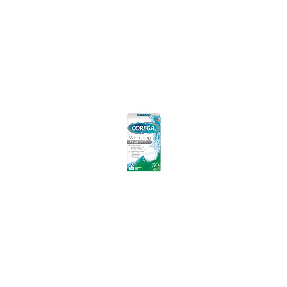 Corega Tabs 30ks whitening