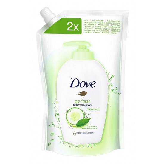 Dove tekuté mydlo - náplň 500 ml Cucumber&Green tea scent