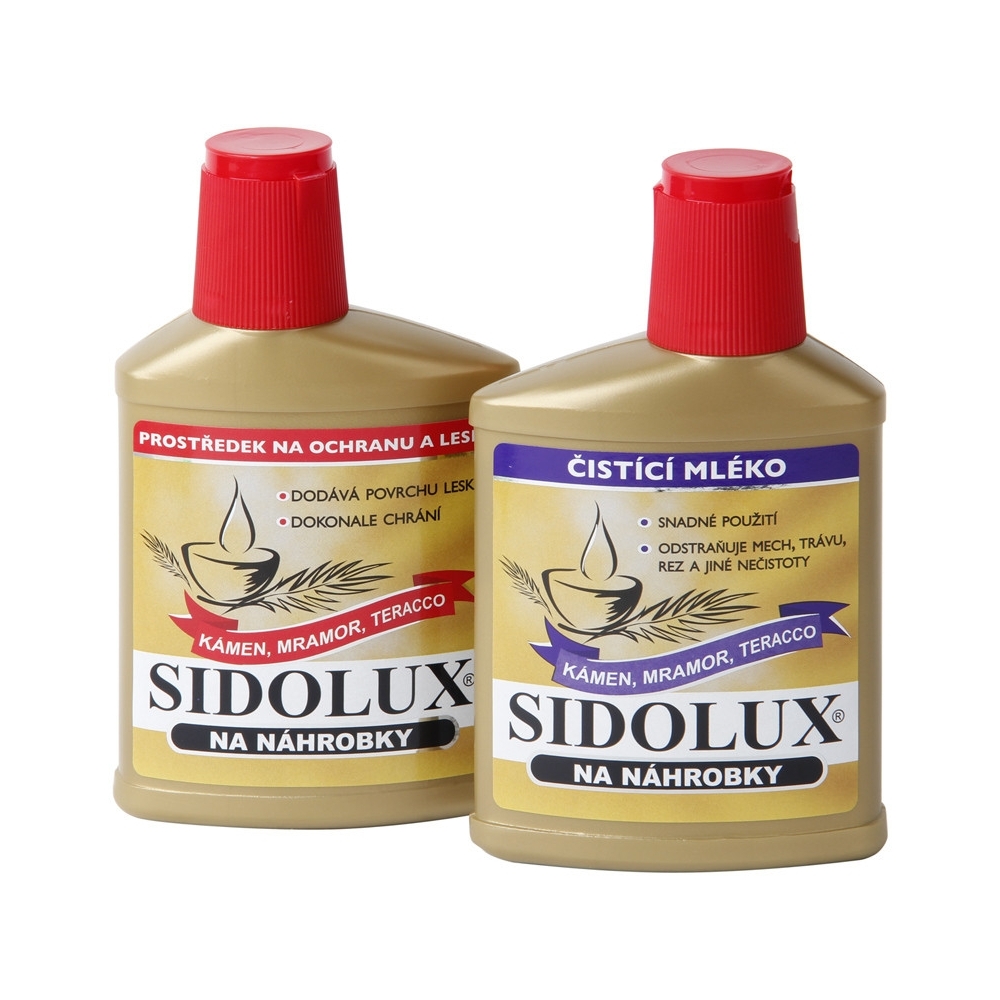 Sidolux DUO čistič+lesk na mramor 330g+250ml