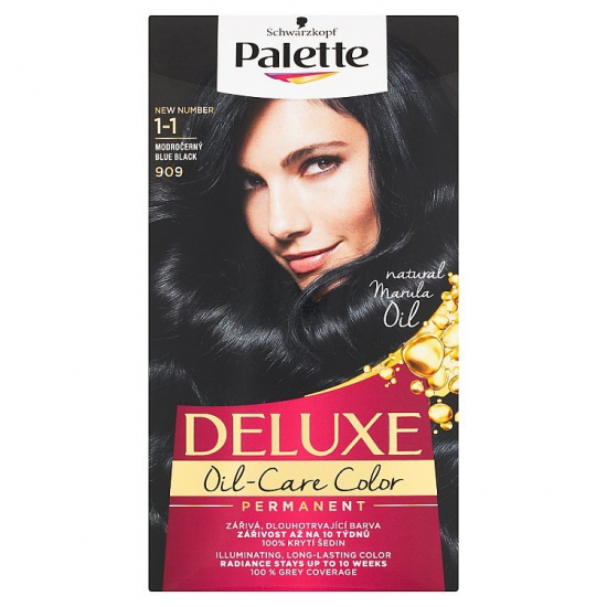 Palette Deluxe 909 modro čierna