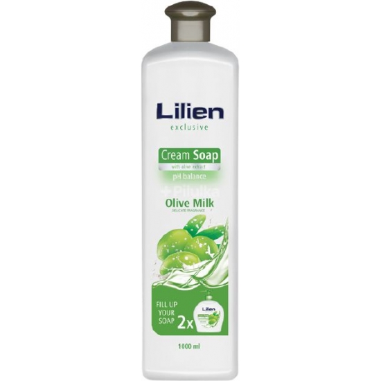 Lilien tekuté mydlo 1L Olive milk