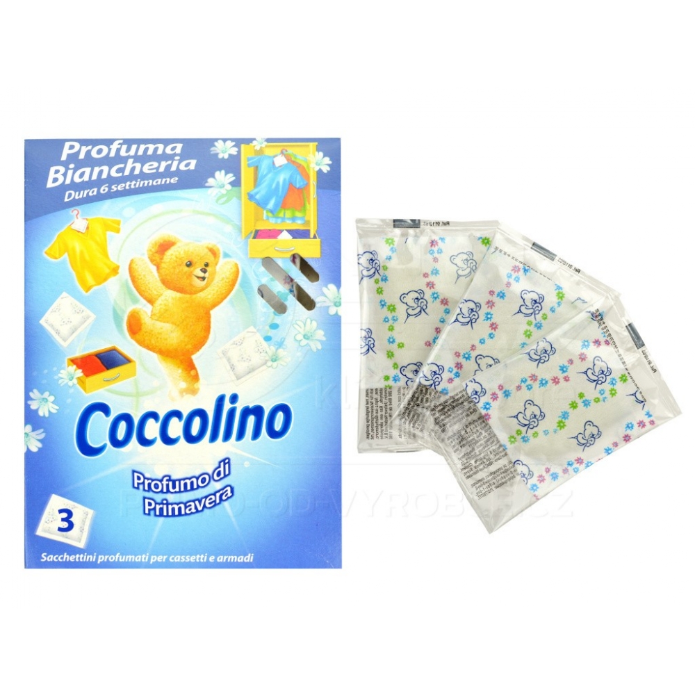 Coccolino vonné vánkušičky 3ks Primavera