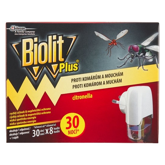 Biolit Plus el.odp tek komare a muchy 31ml 30noci