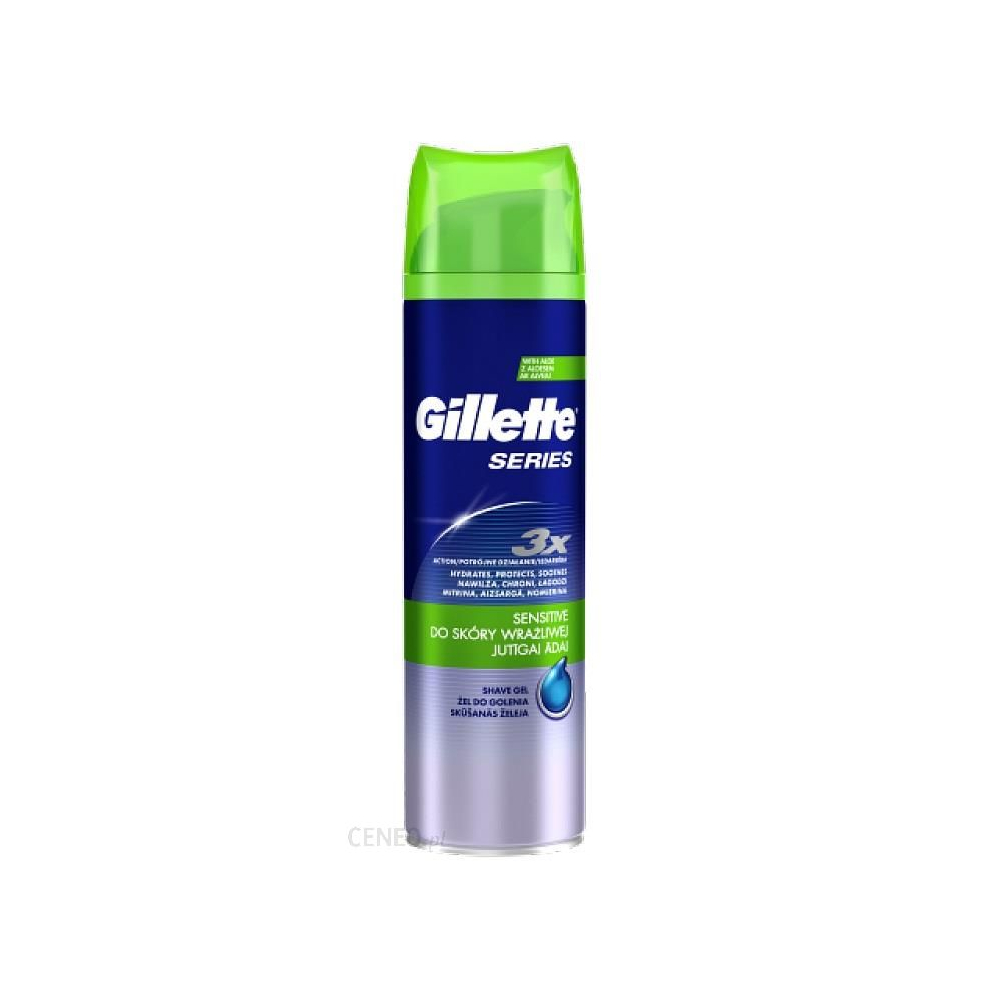 Gillette gel na holenie 200ml sensitive