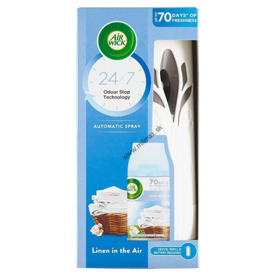 Air wick stroj 250ml prádlo vo vánku