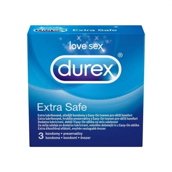 Durex kondom extrasafe 3ks