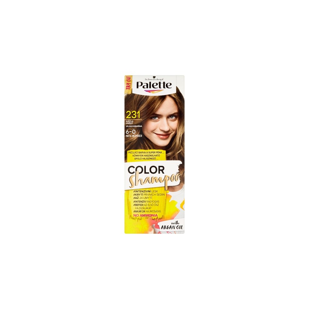 Palette Schwarzkopf šampón na vlasy 231   6-0