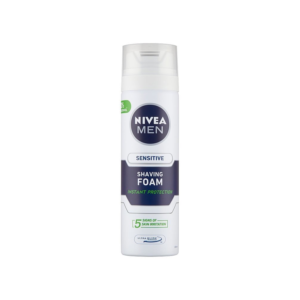 Nivea pena na holenie 200ml Sensitive