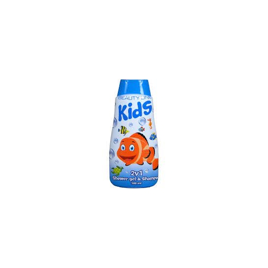 MeToo Kids šampón a sprchový gél 2v1 500ml Happy Fish