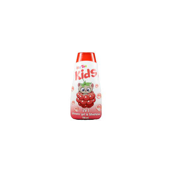 MeToo Kids šampón a sprchový gél 2v1 500ml Raspberry Kitten