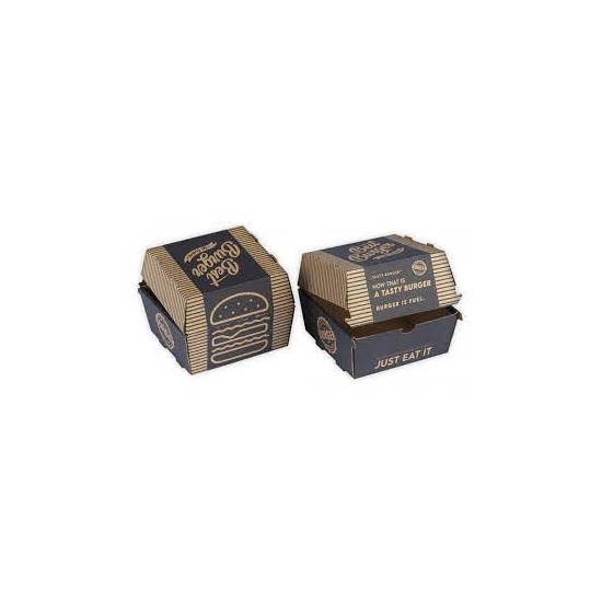 Hamburger BOX Single 130x130x110 VL POT 100ks