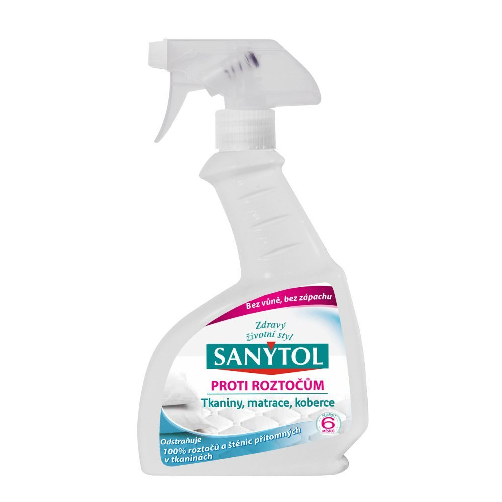 Sanytol proti roztočom na tkaniny, matrace, koberce, 300 ml