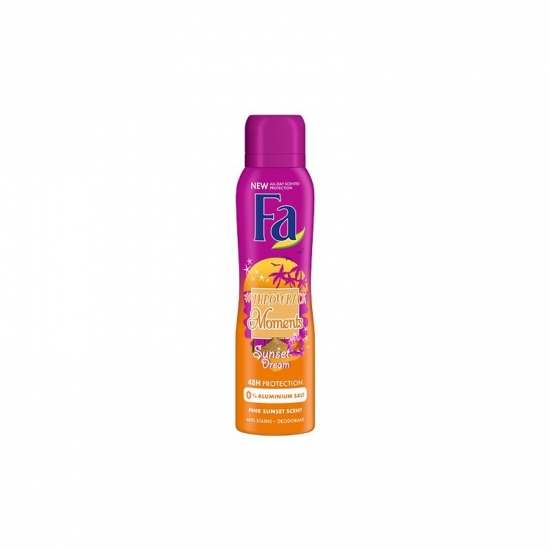 Fa deo 150ml Throwback Moments Pink Sunset