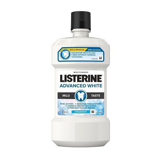Listerin ústna voda 500 ml Advanced White