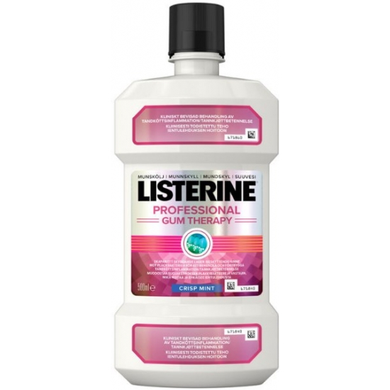 Listerin ústna voda 500ml Professional Gum Therapy Crisp mint