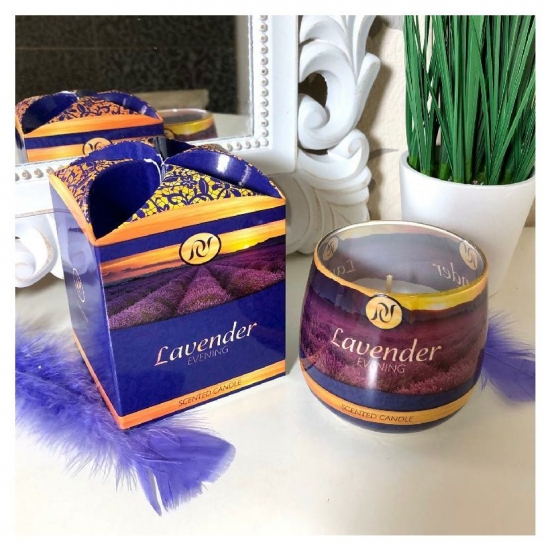 Santo Exclusiv vonná sviečka 100g Lavender