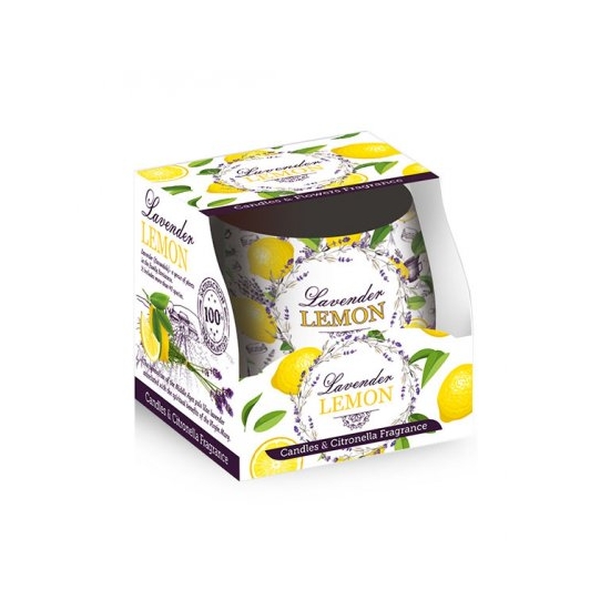 Santo Vonná sviečka v skle 100g Lavender Lemon