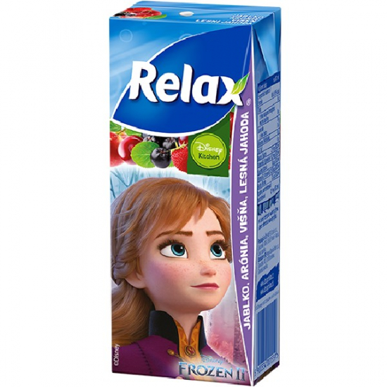 Relax džus 0,2L Jablko-aronia-višňa-lesná jahoda