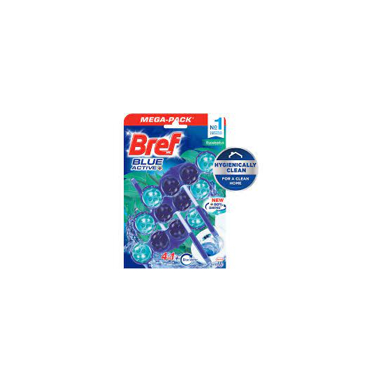 Bref WC Blok Blue Aktiv 3x50g  Eucalyptus-modré
