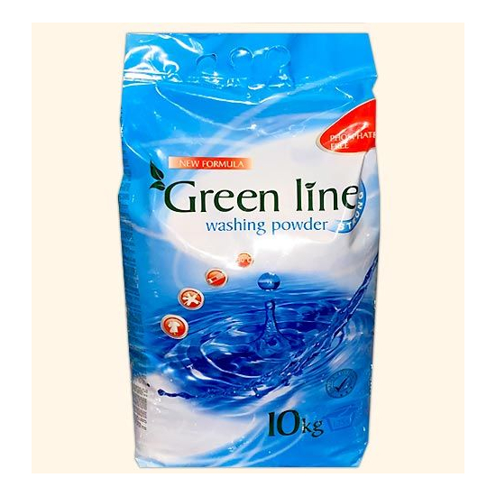 Prací prášok Green line Strong 10kg Uni