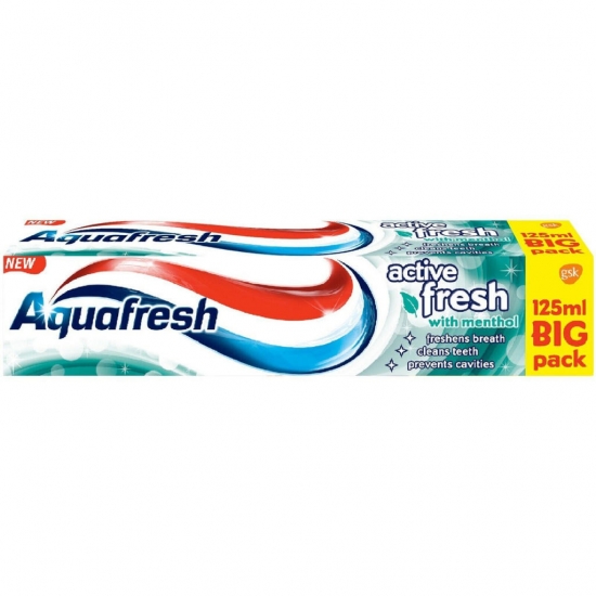 Aquafresh zubná pasta125ml Active Fresh