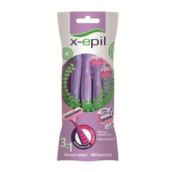 Alveola X-EPIL jednorázový dámsky holiaci strojček 3+1