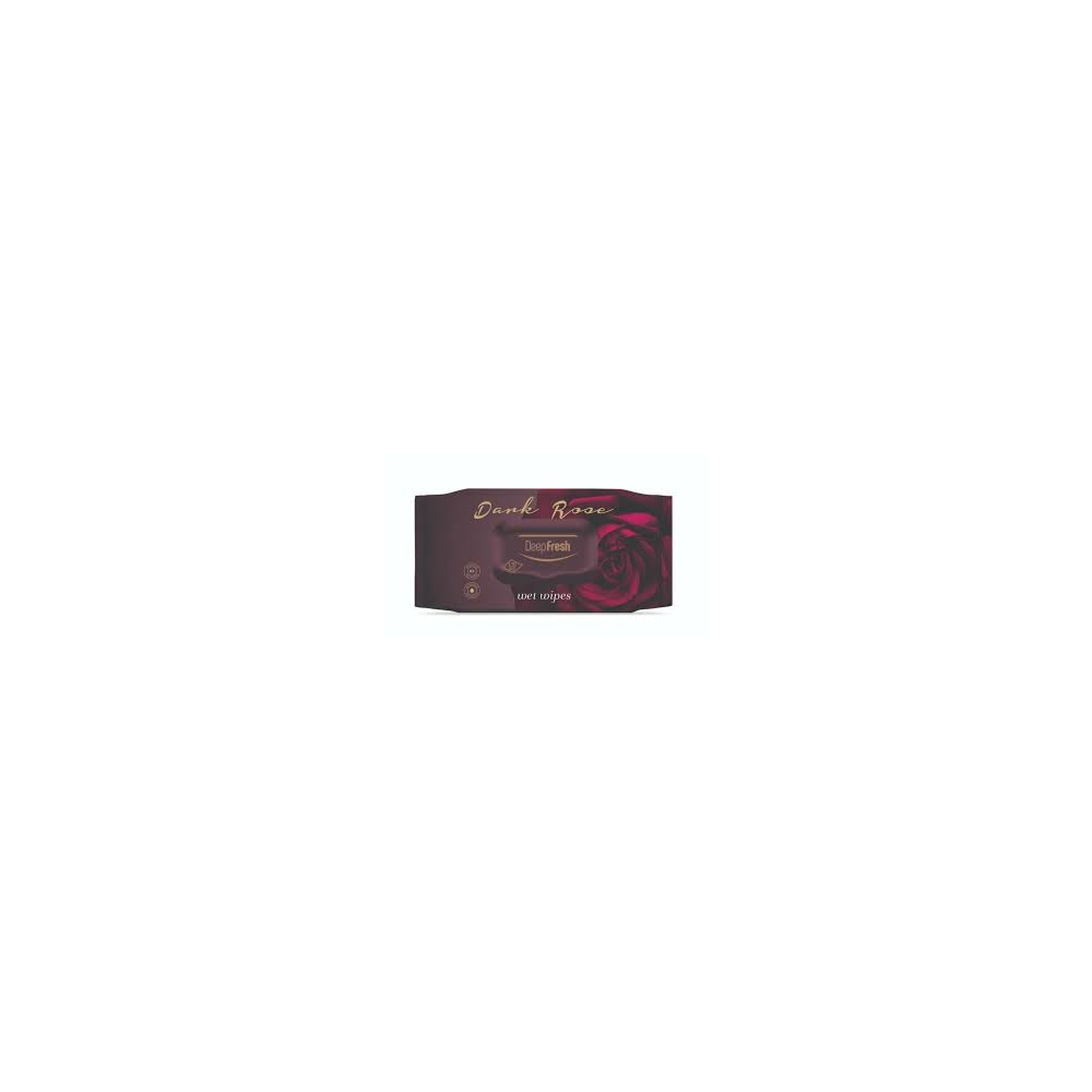 DeepFresh vlhčené utierky FLIP TOP 120ks Dark Rose