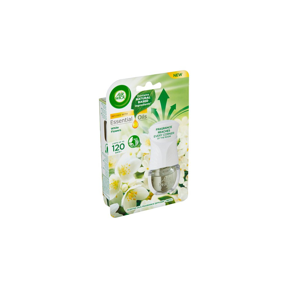 Air Wick stroj + náplň 19ml Biele kvety