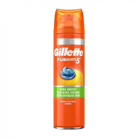 Gillette gél na holenie 200ml Fusion Ultra Sensitive with Aloe