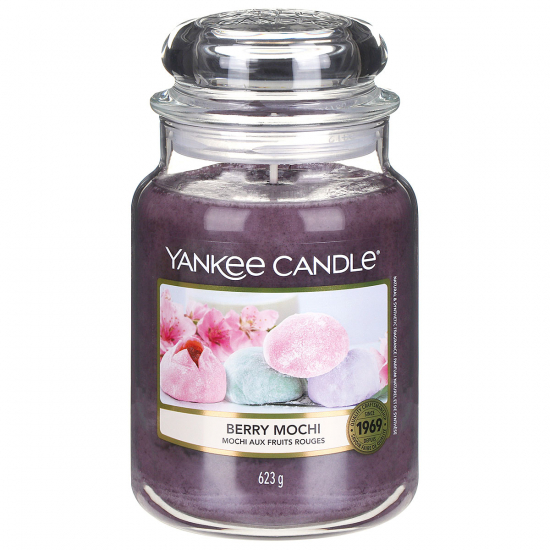 Yankee Candle vonná sviečka veľká 623g - Berry Mochi