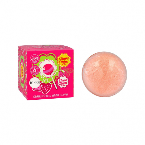 BI-ES CHUPA CHUPS Bath bomb Strawberry 165g