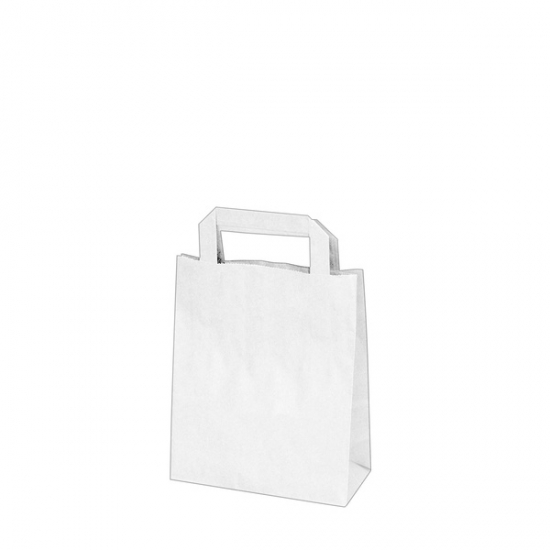 HP papierová taška biela 18+8x22 cm/50 ks