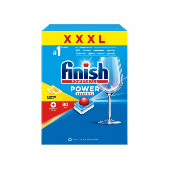 Finish tabs Power Essencial 80ks Lemon