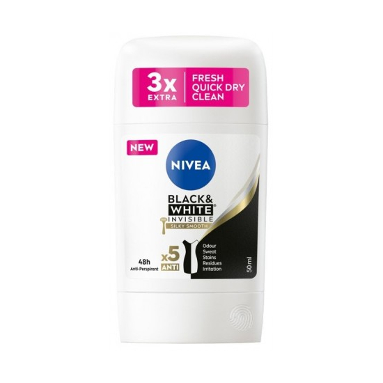 Nivea Stick women 50ml B&W Silky Smooth