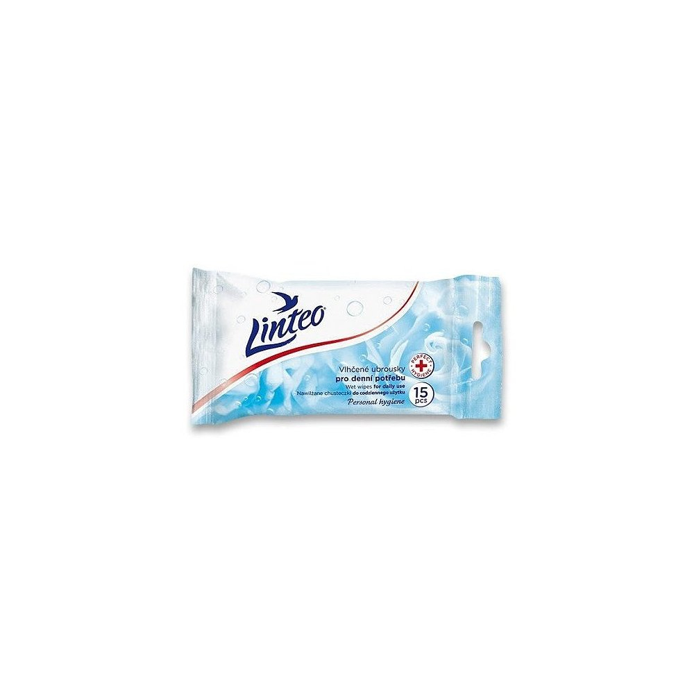 Linteo vlhčené utierky pre dennú spotrebu 15ks