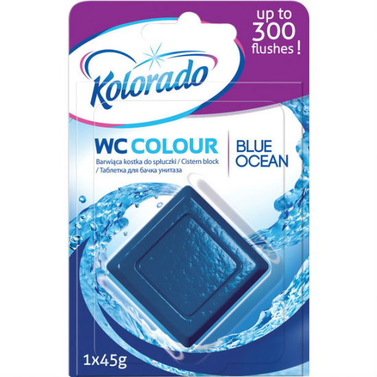 Kolorado WC čistiaca kocka modrý oceán 45g