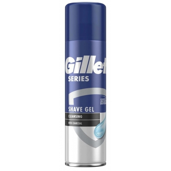 Gillette gél na holenie 200ml Series Cleansing Charcoal