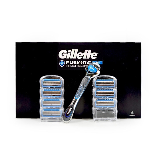 Gillette strojček+náhrada 7ks Fusion 5