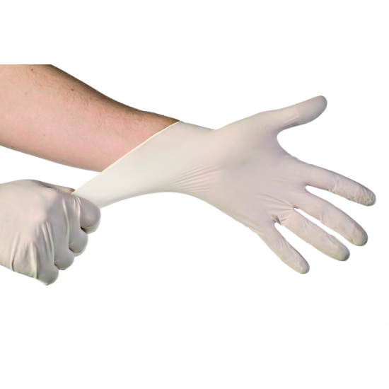 Rukavice jednorázové 100 ks LATEX L