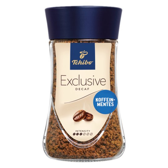 Káva Tchibo Exclusive inštantná bez kofeinu 100g