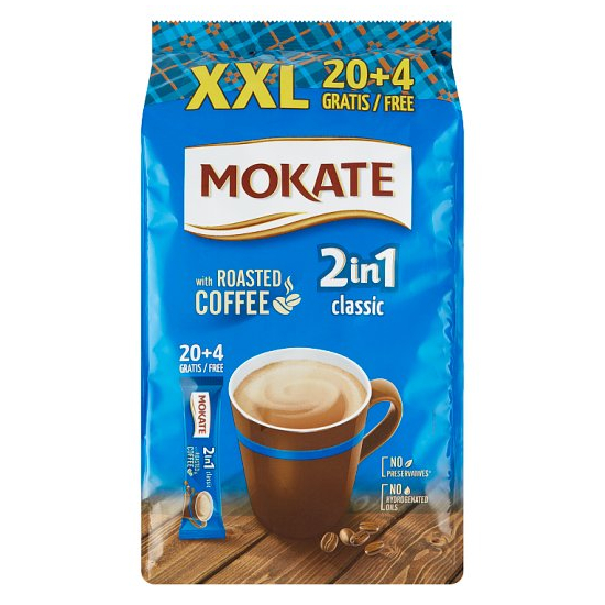 Káva MOKATE XXL CLASSIC instantná 2in1