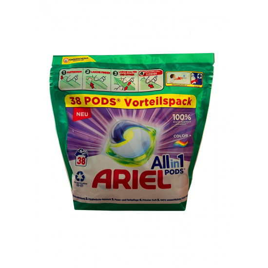 Ariel kapsule na pranie 38ks 3in1/All in 1 Color&Style