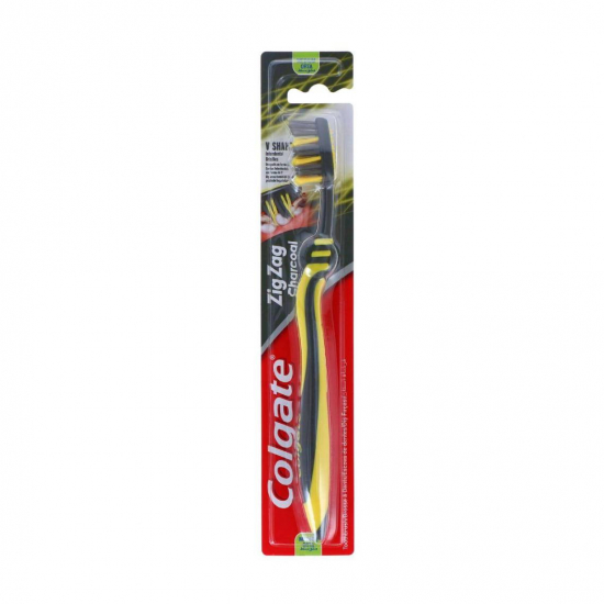 Colgate zubná kefka Zig Zeg Charcoal Medium