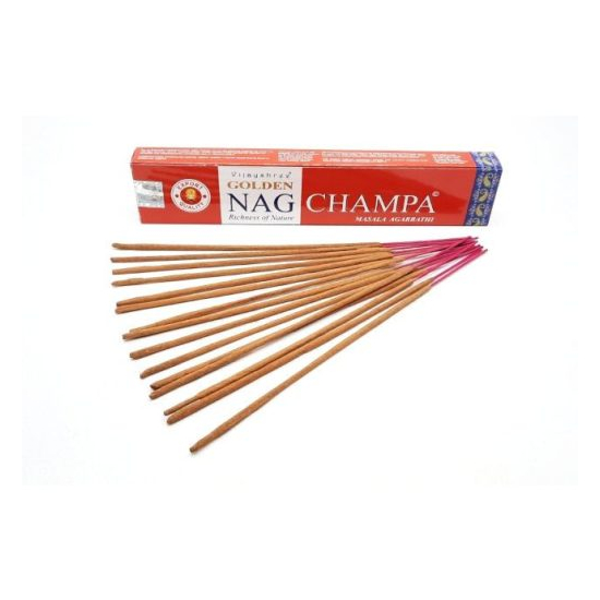 ZENHOME Vonné paličky Golden Nag Champa 100% natural 15ks/bal