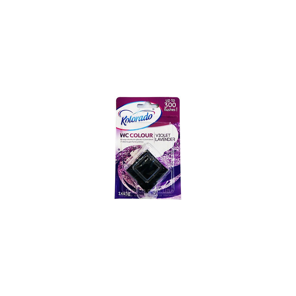 Kolorado WC čistiaca kocka fialová levanduľa 45g