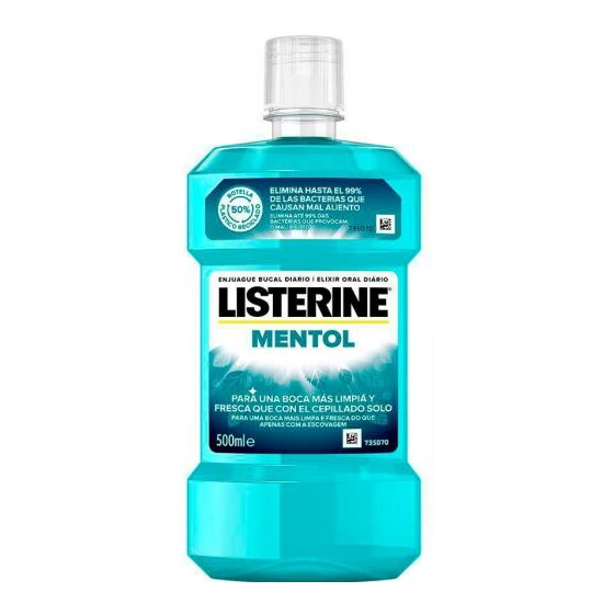 Listerine ústna voda 500ml Menthol
