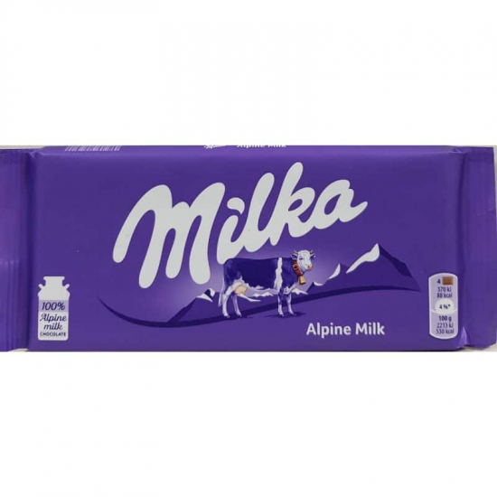 Milka Mliečna čokoláda z alpského mlieka 100g