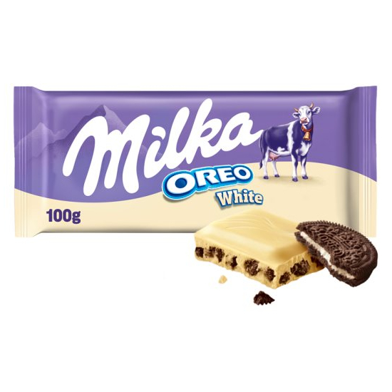 Milka Mliečna čokoláda Oreo White 100g