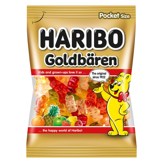 Haribo želé cukríky Goldbären 100g